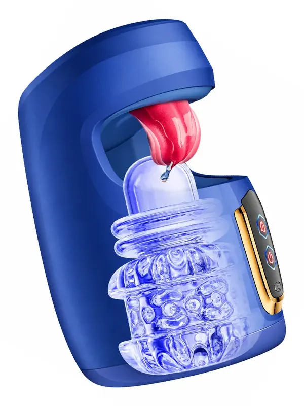 Thrusting & Licking Tongue Motion Cup