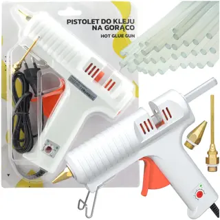PISTOLET DO KLEJU NA GORĄCO 150W DO KLEJENIA KLEJARKA + WKŁADY 11mm x 300mm