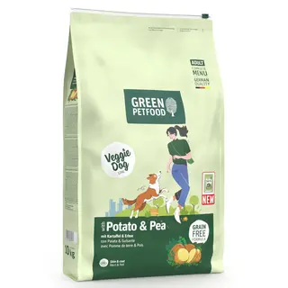 Green Petfood, ziemniaki i groszek - 10 kg
