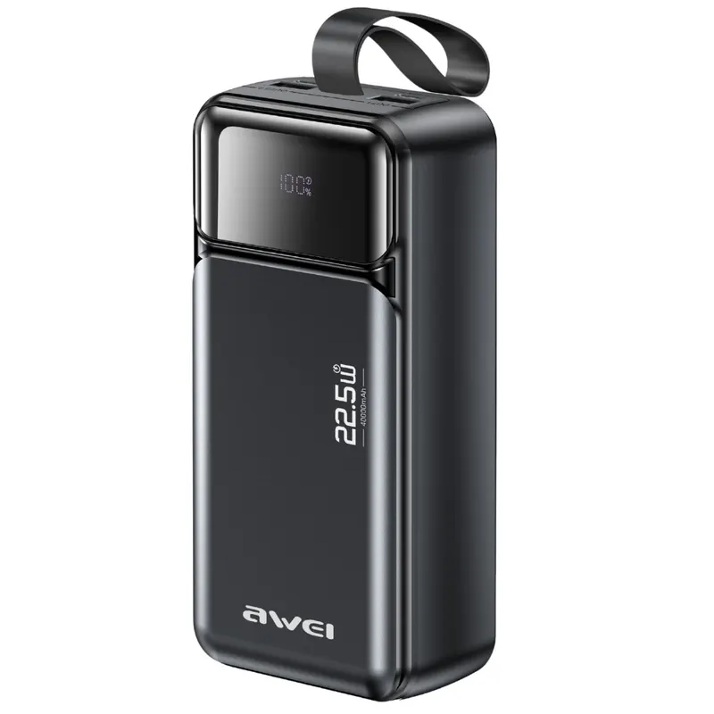 AWEI Powerbank 40000mAh 22,5W PA-105 PD 3xUSB-C