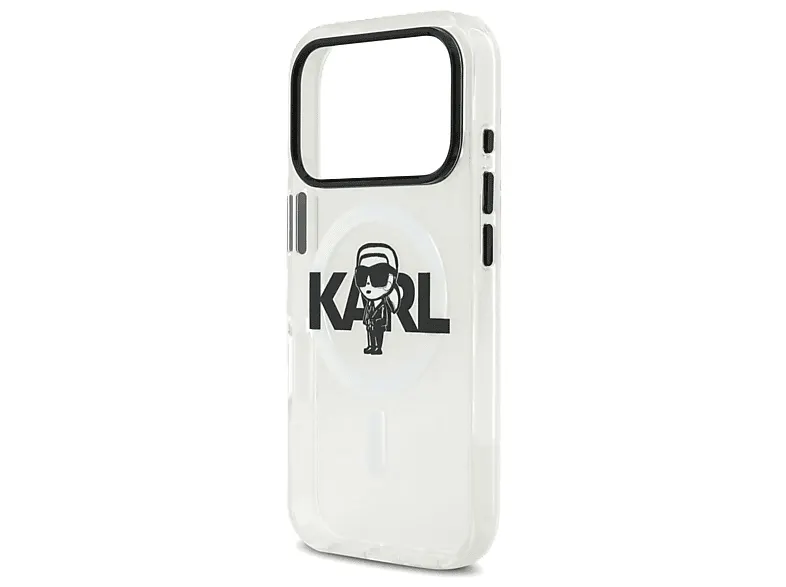 Etui KARL LAGERFELD IML Karl Sketch Logo MagSafe do iPhone 17 Pro Przezroczysty