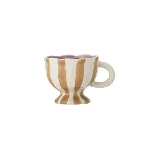 Filiżanka Bloomingville Multi Stoneware Orange Willa, 215 ml