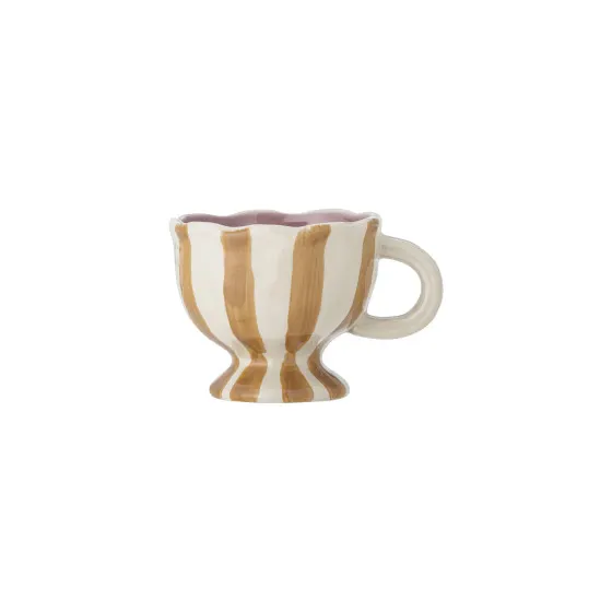 Filiżanka Bloomingville Multi Stoneware Orange Willa, 215 ml
