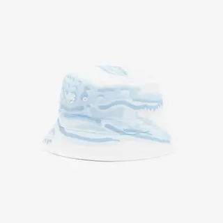 Lacoste Czapka Unisex Z Nadrukiem Biała