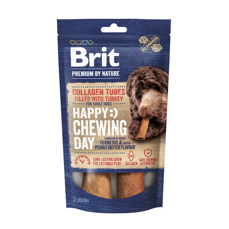Brit Premium by Nature CollagenTubes, indyk - 3 x 2 szt.
