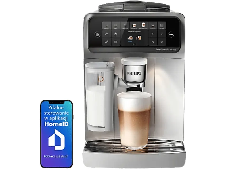 Ekspres ciśnieniowy PHILIPS EP6551/30 Biały chrom