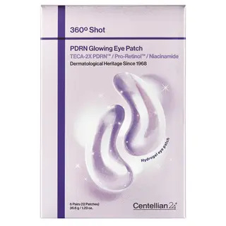 Centellian24+ 360º Shot PDRN Glowing Eye Patch Rozświetlające Płatki pod Oczy 6 Par