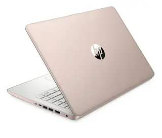 Różowy Laptop edukacyjny HP 14 Intel N4120 4GB 128GB eMMC Win 11 na komunie