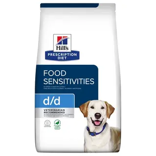 HILL'S Prescription Diet D/D Food Sensitivities, duck and rice - sucha karma dla psa - 4 kg