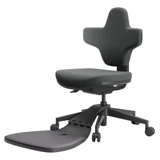 NEWTRAL MT-M Standing-Mate Ergonomiczne krzesło do biurka stojącego Ciemnoszary