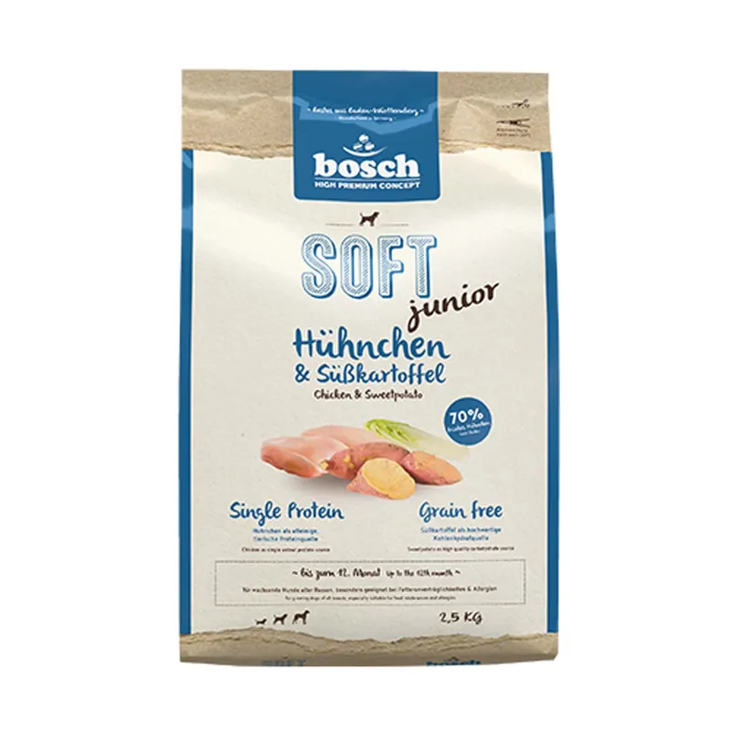 bosch HPC Soft Junior Kurczak i słodkie ziemniaki - 2,5 kg