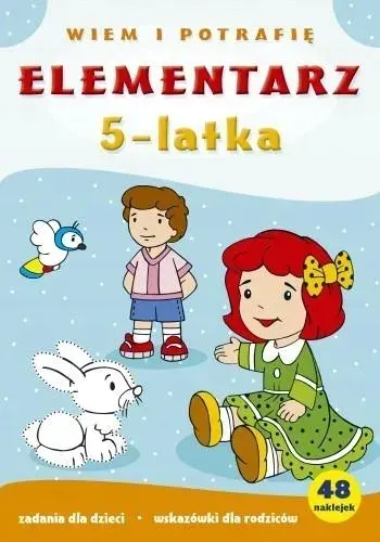 Elementarz 5-LATKA NAKLEJKI WIEM I POTRAFIĘ HIT