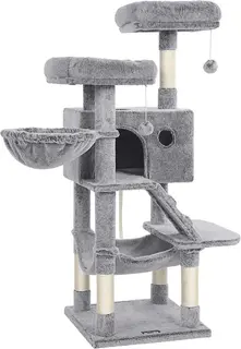 DRAPAK WYSOKI 135 CM WIELOPOZIOMOWY DOMEK WIEŻA HAMAK DLA KOTA PLATFORMA