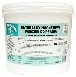 PROSZEK DO PRANIA MAGNEZOWY naturalny CZYSTY SKŁAD białe kolorowe eko 5kg