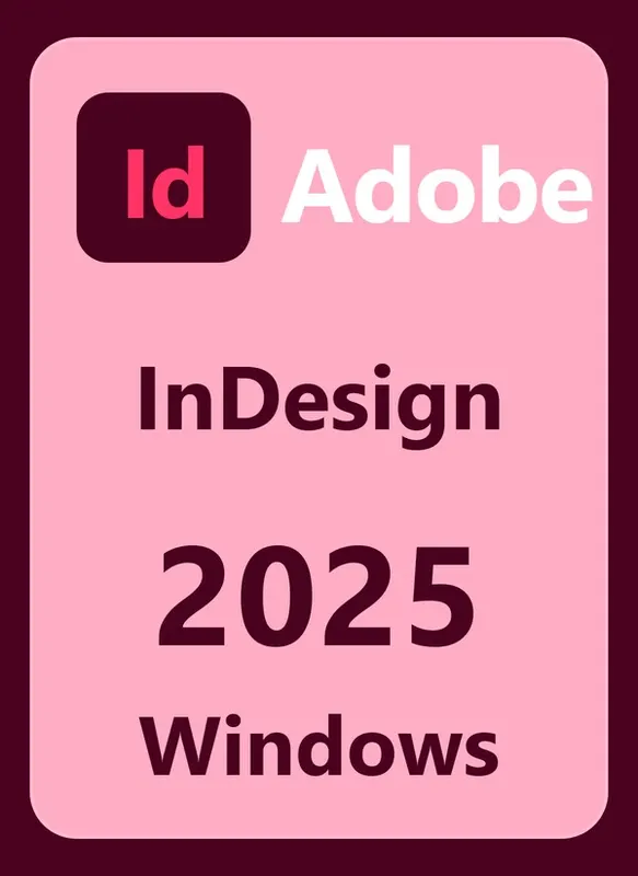 Adobe InDesign 2025 – Windows – licencja wieczysta ESD 1 PC
