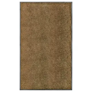 Wycieraczka z możliwością prania, brązowa, 90 x 150 cm