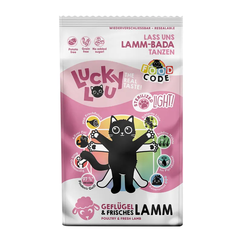 Lucky Lou Light, drób i jagnięcina - 1,7 kg
