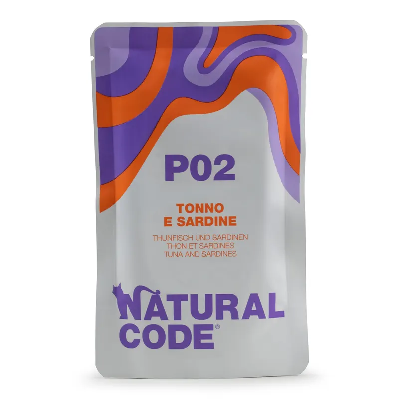 Natural Code Soft Jelly Pouch, 6 x 70 g - Tuńczyk i sardynki