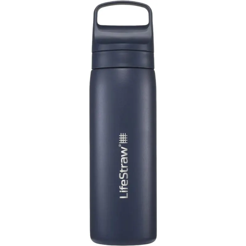 LifeStraw Go Series Stainless Steel, 500ml, ciemnoniebieski