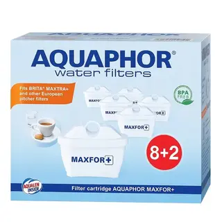 ORYGINALNE Filtr do wody Aquaphor Maxfor+ 10 szt