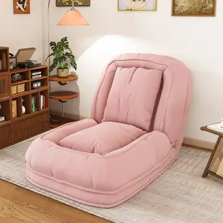 Składane ergonomiczne łóżko-sofa dla dorosłych i zwierząt domowych – 5-stopniowa regulacja (90°-180°) z 2 poduszkami, oszczędzająca miejsce wielofun..