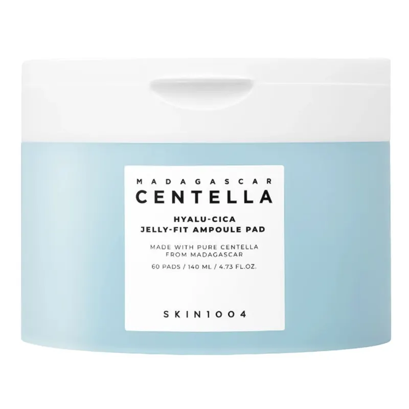 Skin1004 Madagascar Centella Hyalu-Cica Jelly-Fit Ampoule Pad Nawilżające Płatki do Twarzy 60 Sztuk