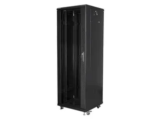 Lanberg Szafa stojąca Rack 19 37U 600x600mm czarna