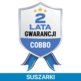 2 LATA GWARANCJI - SUSZARKI COBBO