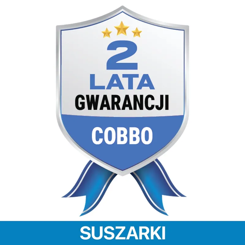 2 LATA GWARANCJI - SUSZARKI COBBO