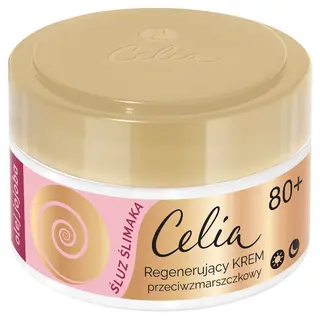 Celia Śluz Ślimaka Regenerujący krem przeciwzmarszczkowy 80+ ze śluzem ślimaka i olejem jojoba 50 ml