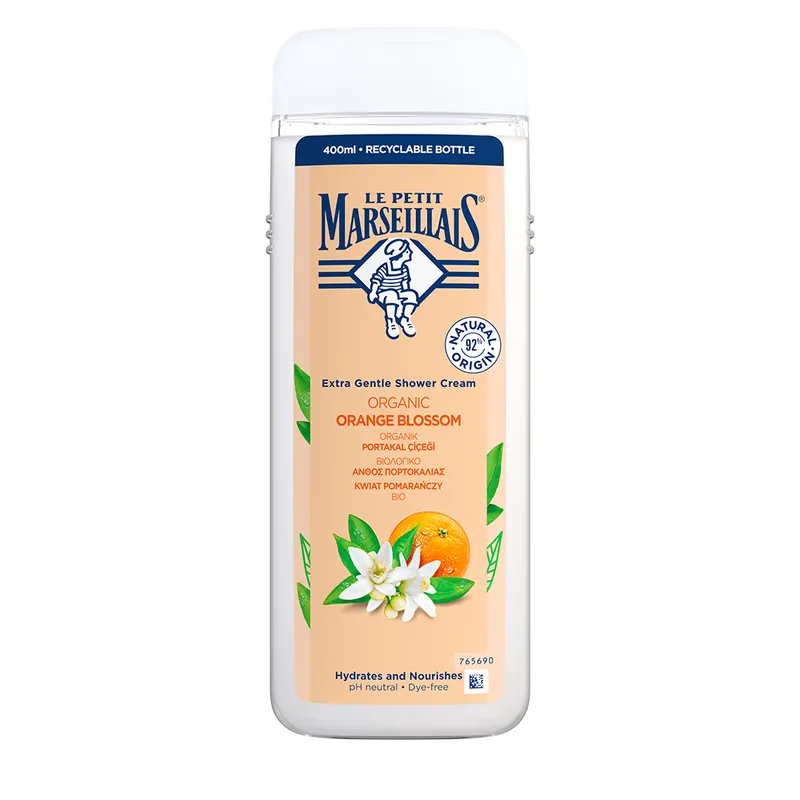 Le Petit Marseillais Kremowy Żel pod Prysznic Kwiat Pomarańczy Bio 400ml