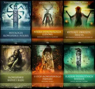 PAKIET 6 X MITOLOGIA SŁOWIAŃSKA I POLSKA - 6 TOM - ALEKSANDER BRUCKNER