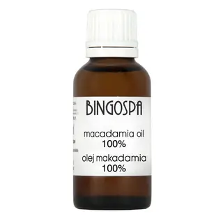 SKARB DLA TWARZY I CIAŁA Olej makadamia 100 % BINGOSPA 30 ml