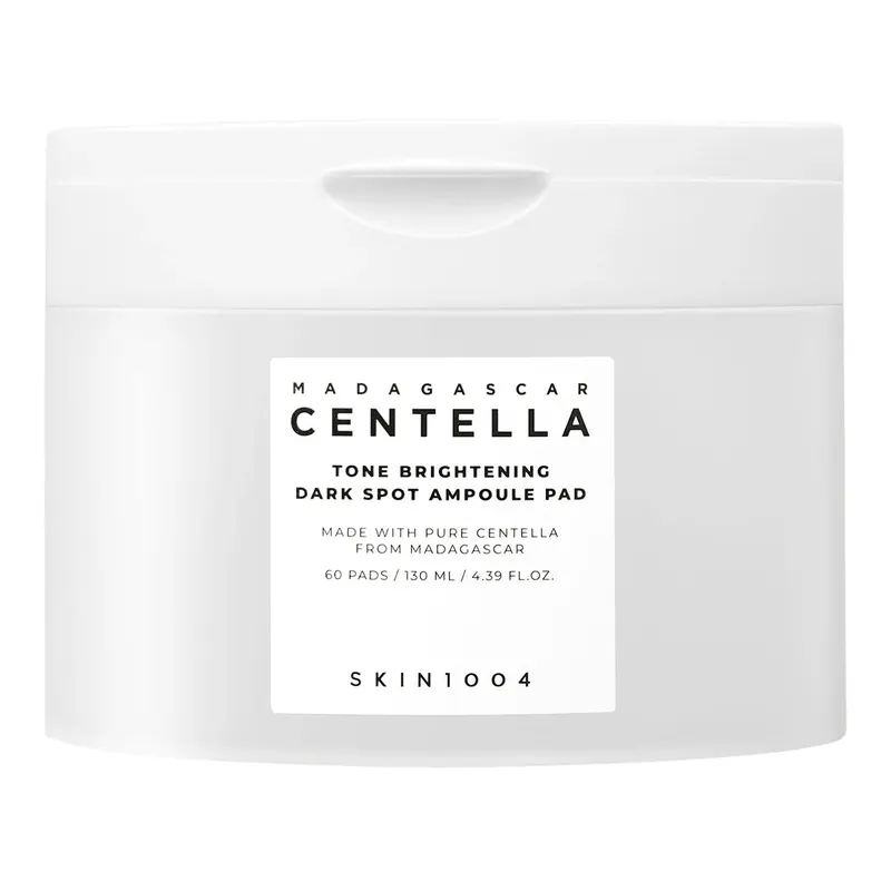 Skin1004 Madagascar Centella Tone Brightening Dark Spot Ampoule Pad Rozjaśniające Płatki do Twarzy 60 Sztuk
