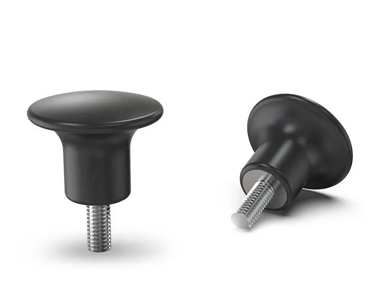 Uchwyt grzybkowy z trzpieniem gwintowanym D-22mm M5 x 10mm