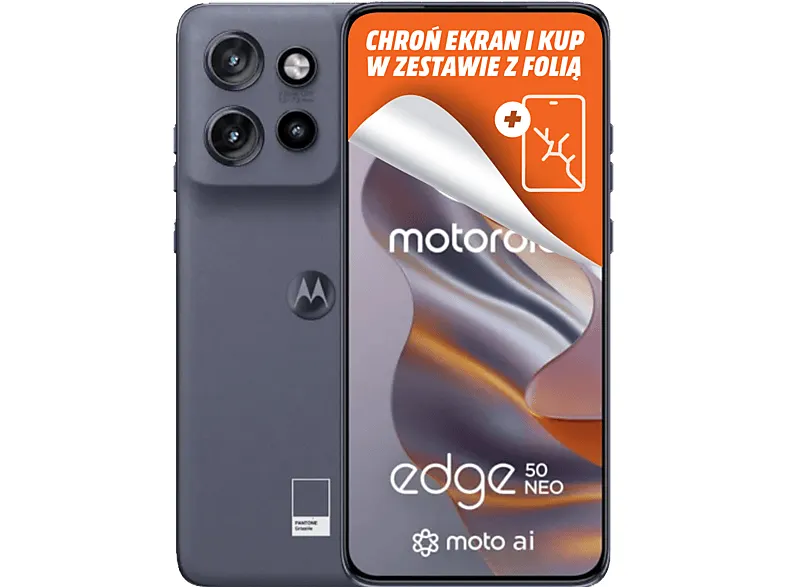 PRODUKT PO EKSPOZYCJI - Smartfon MOTOROLA Edge 50 Neo 12/512GB Stalowy (Grisaille)