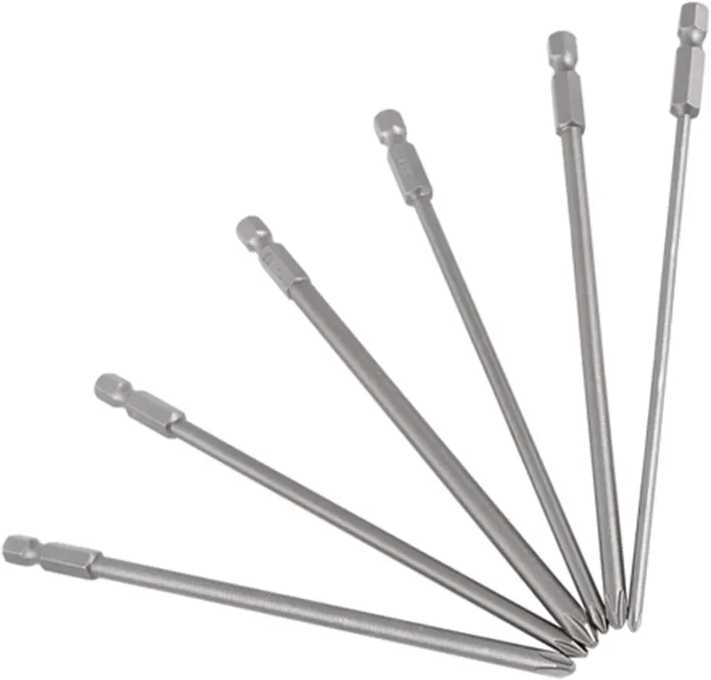 ZESTAW 6 BITÓW WKRĘTAKÓW MAGNETYCZNYCH STAL S2 150MM