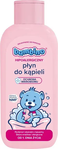BAMBINO Płyn do kąpieli dla dzieci niemowląt 400ml