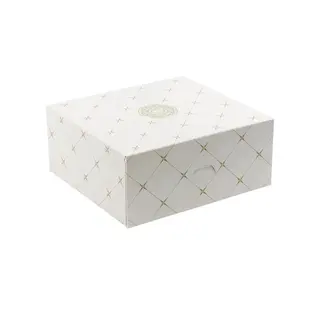 10x Pudełko na ciasto, torciki 15x15x10 cm zamykane TEKTURA LITA biały