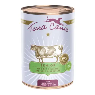 Terra Canis Menu Senior - Wołowina, 6 x 400 g