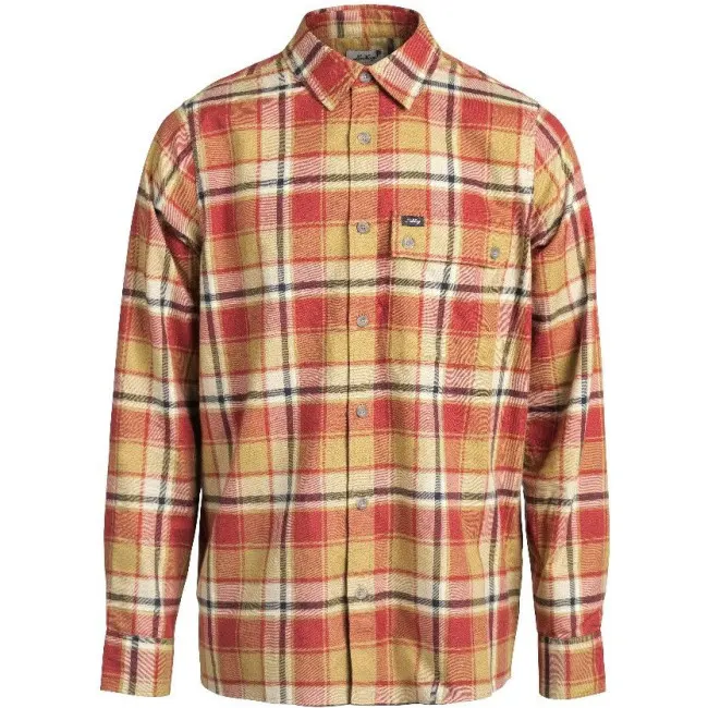 Koszula flanelowa Lundhags Plaid Jarpen, koszula, rosewood