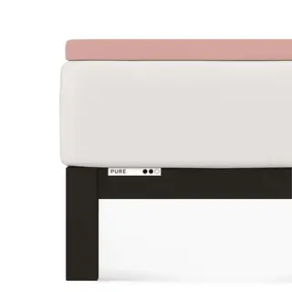 Prześcieradło Schlafgut Pure Topper | 180x200-200x220 cm | Purple Mid | -200x220 Purple Mid 154 - XL bawełna