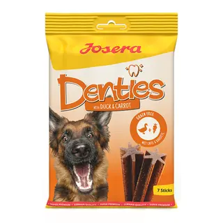 JOSERA Denties Kaczka z marchewką - przysmak dla psa - 180g