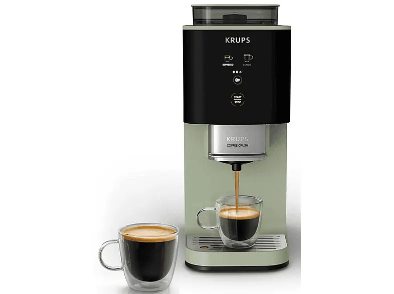 Ekspres ciśnieniowy KRUPS SA401LE0 Coffee Crush 15cm szerokości Pistacjowy