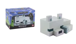 LAMPKA MINECRAFT ARCTIC FOX LIGHT LIS / LISEK 16CM