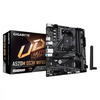 Gigabyte Płyta główna A520M DS3H WF6E AM4 4DDR4 mATX