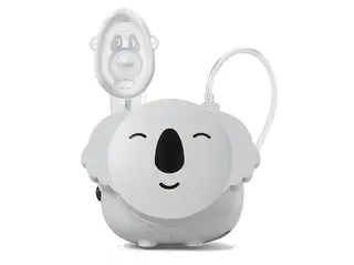 Inhalator dziecięcy FLAEM Koala z nebulizatorem RF7 + 3 maski Szary