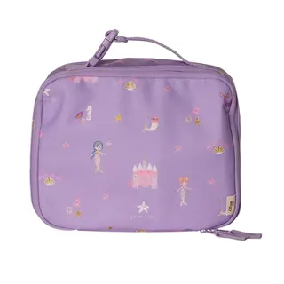Kwadratowa torba na lunch Mermaid One size Fioletowy
