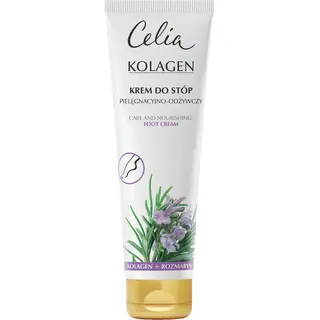 Celia Kolagen krem do stóp z kolagenem, rozmarynem, mocznikiem i masłem kakaowym do suchej skóry 125 ml
