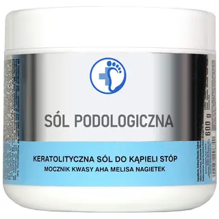 Sól podologiczna keratolityczna sól do kąpieli stóp 600 g BINGOSPA